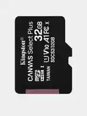 Карта памяти microSD Kingston Canvas Select Plus 100MB/s Class 10