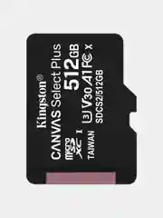 Карта памяти microSD Kingston Canvas Select Plus 100MB/s Class 10