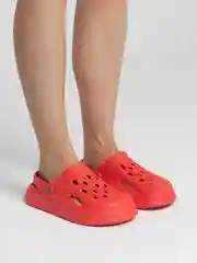 Красный сабо женские, размеры 36-41