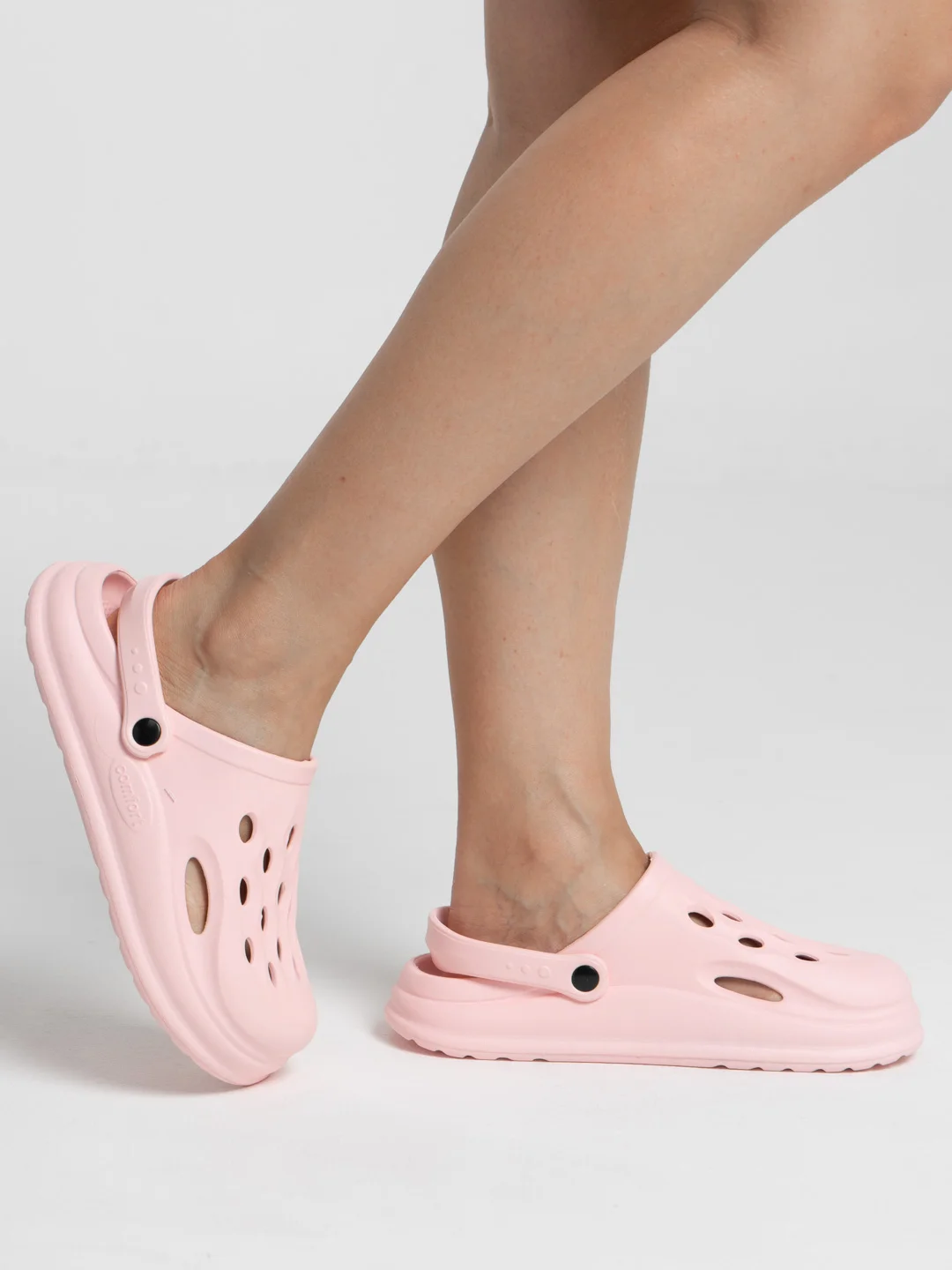 Розовый сабо женские, размеры 36-41