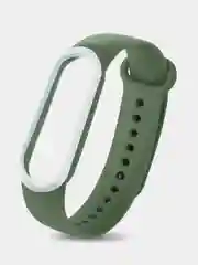 Хаки силиконовый ремешок Xiaomi Mi Band 3 / 4 Ремешок для фитнес браслета