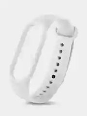 Белый силиконовый ремешок Xiaomi Mi Band 3 / 4 Ремешок для фитнес браслета