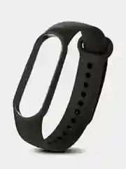 Черный силиконовый ремешок Xiaomi Mi Band 3 / 4 Ремешок для фитнес браслета