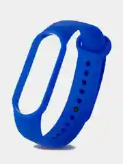 Синий силиконовый ремешок Xiaomi Mi Band 3 / 4 Ремешок для фитнес браслета