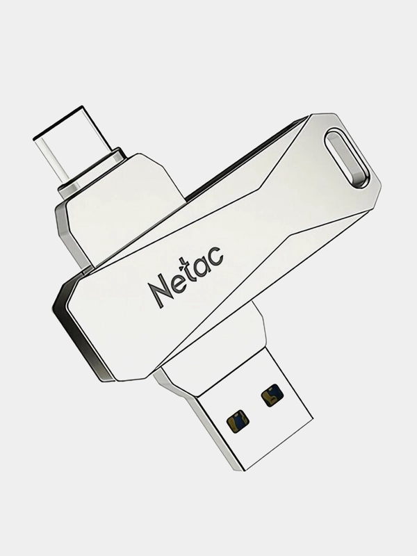 Флеш-накопитель USB 3.0 + Type C Netac U782C