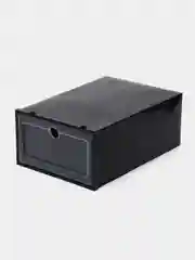 Черный коробка для хранения обуви, 1 и 6 штук