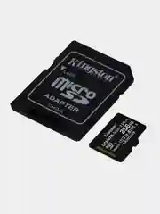 Карта памяти Kingston Canvas Select Plus Class10, microSD + SD для смартфона, регистратора