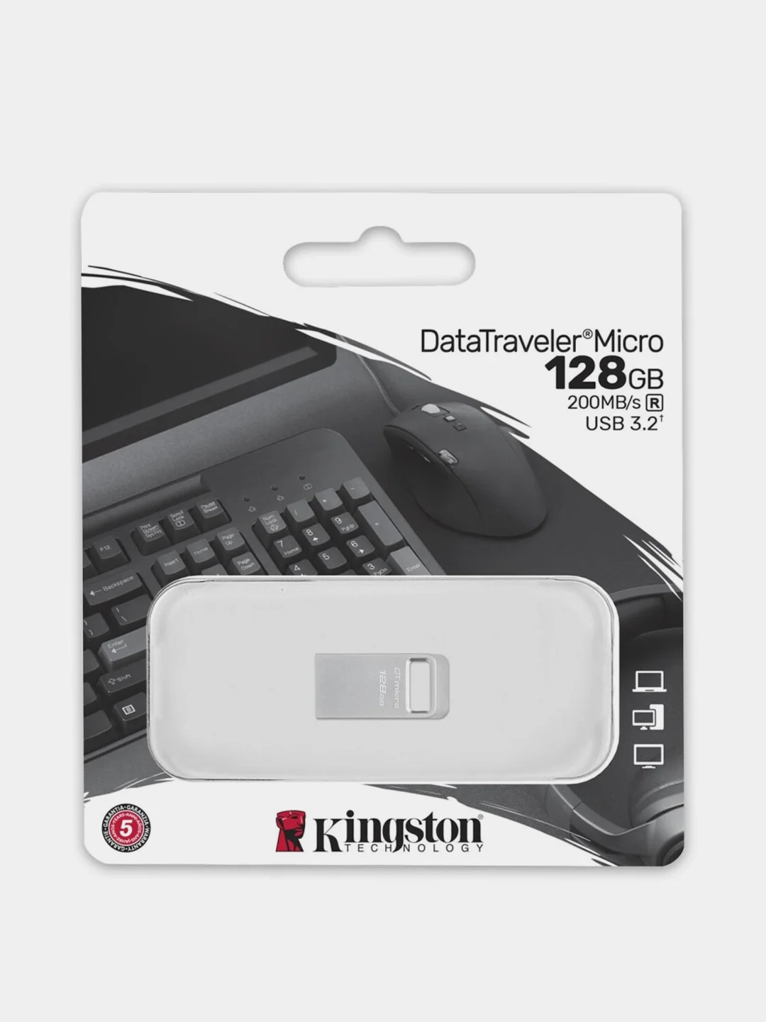 Флеш накопитель  Kingston 128 GB, USB 3.2