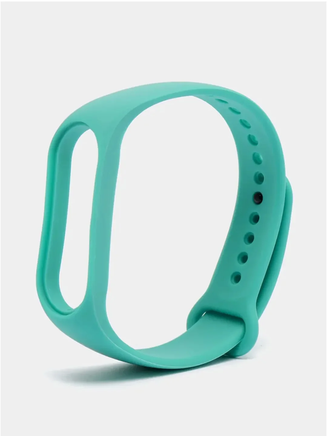 Бирюзовый силиконовый ремешок для фитнес браслета Xiaomi Mi Band 5 / Mi Band 6