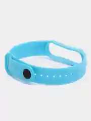 Голубой силиконовый ремешок для фитнес браслета Xiaomi Mi Band 5 / Mi Band 6