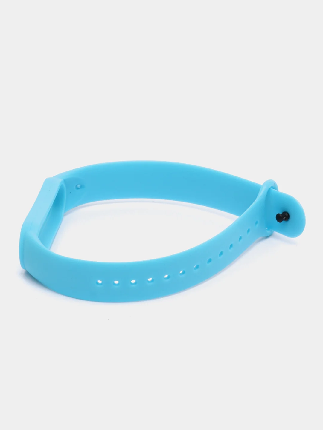 Голубой силиконовый ремешок для фитнес браслета Xiaomi Mi Band 5 / Mi Band 6