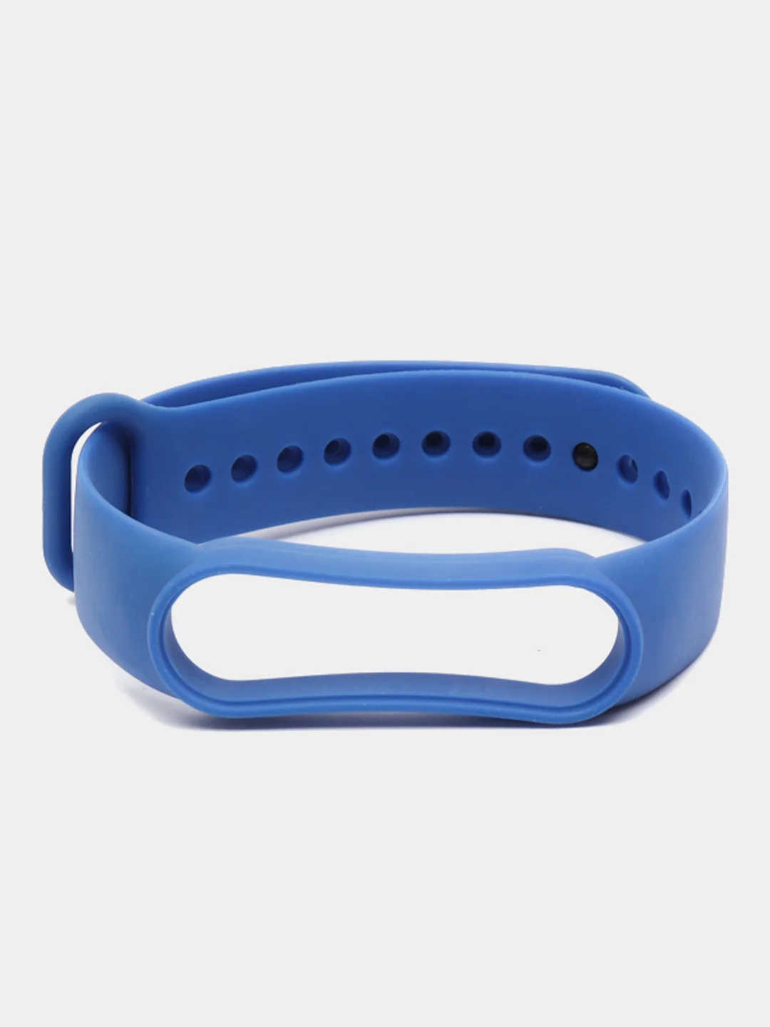 Синий силиконовый ремешок для фитнес браслета Xiaomi Mi Band 5 / Mi Band 6
