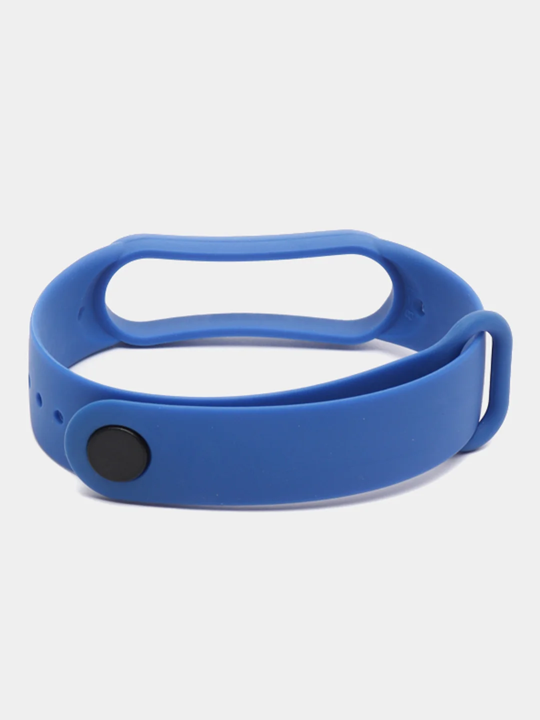 Синий силиконовый ремешок для фитнес браслета Xiaomi Mi Band 5 / Mi Band 6