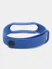 Синий силиконовый ремешок для фитнес браслета Xiaomi Mi Band 5 / Mi Band 6