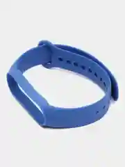 Синий силиконовый ремешок для фитнес браслета Xiaomi Mi Band 5 / Mi Band 6