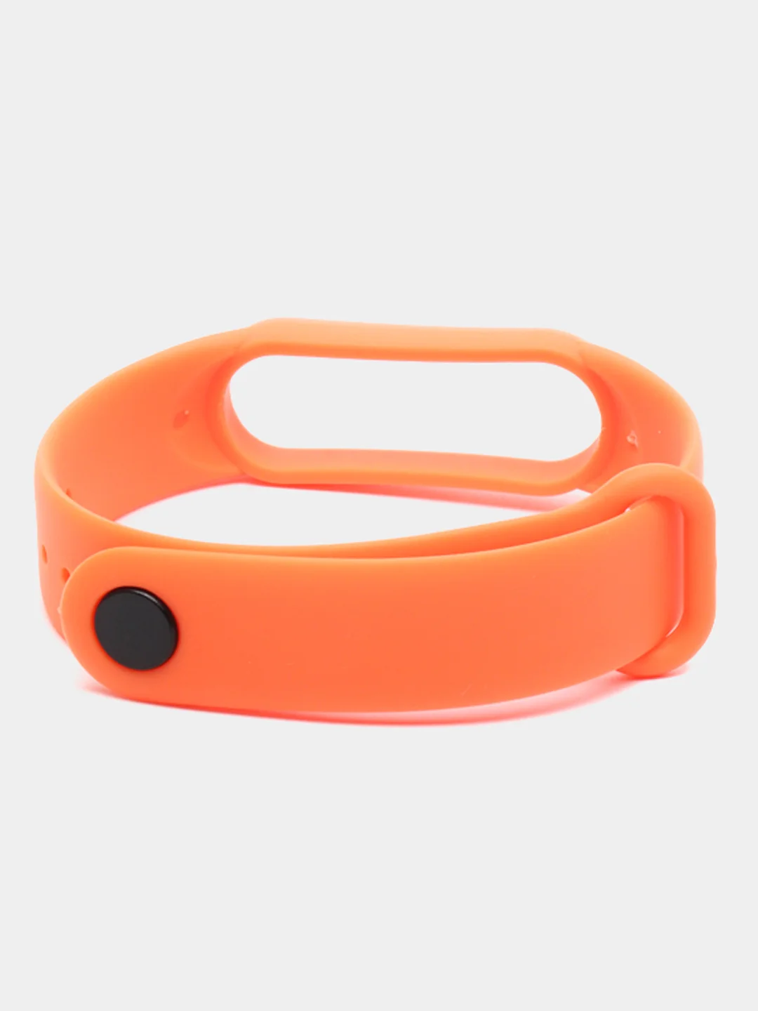Оранжевый силиконовый ремешок для фитнес браслета Xiaomi Mi Band 5 / Mi Band 6