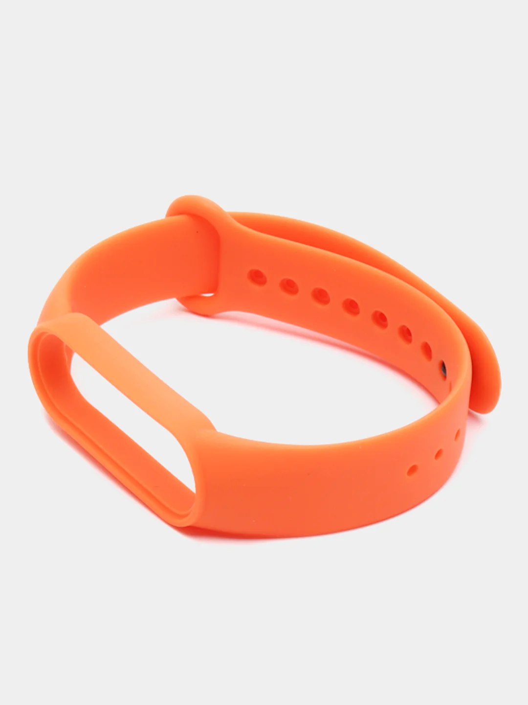 Оранжевый силиконовый ремешок для фитнес браслета Xiaomi Mi Band 5 / Mi Band 6