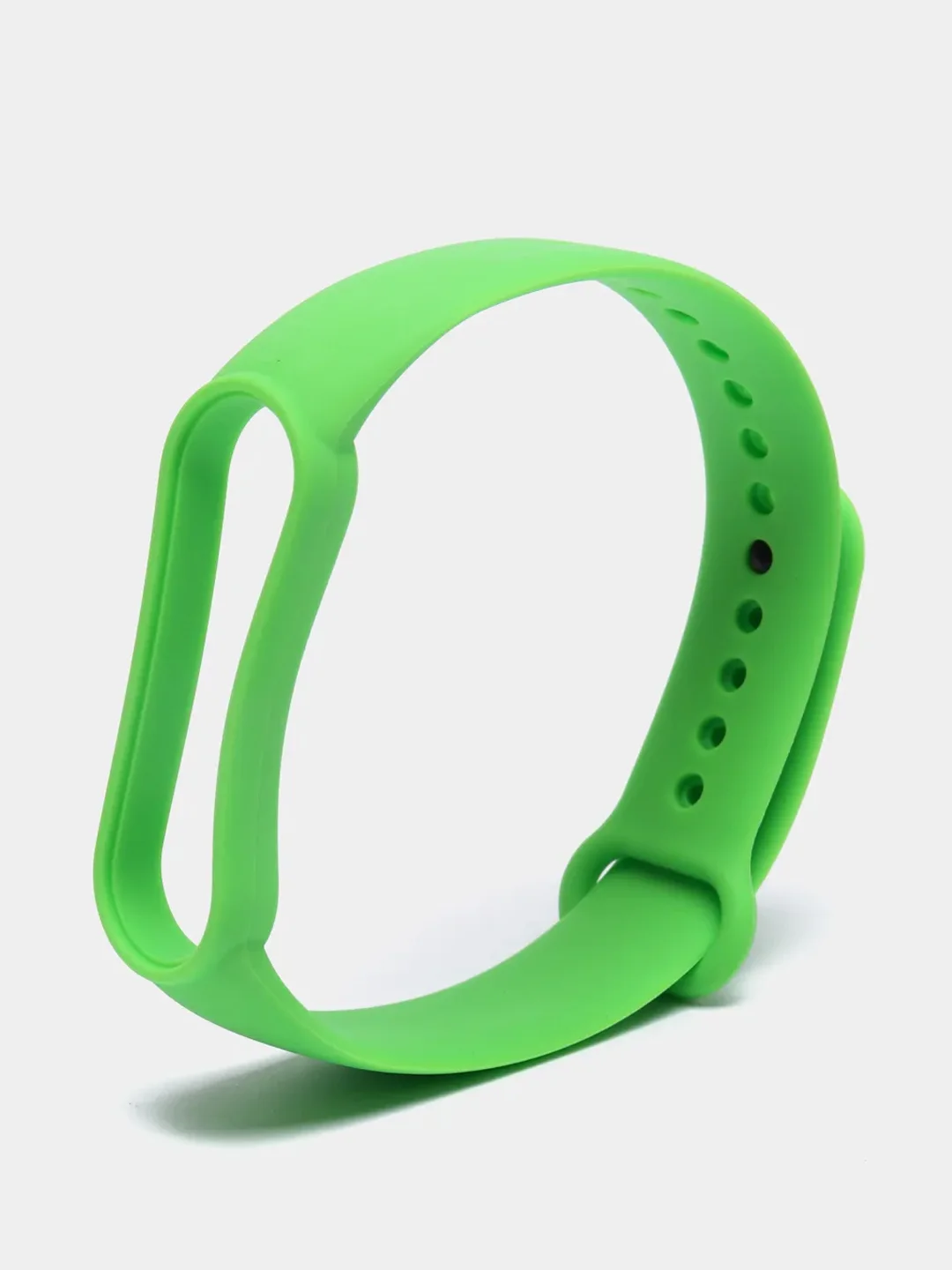 Зеленый силиконовый ремешок для фитнес браслета Xiaomi Mi Band 5 / Mi Band 6