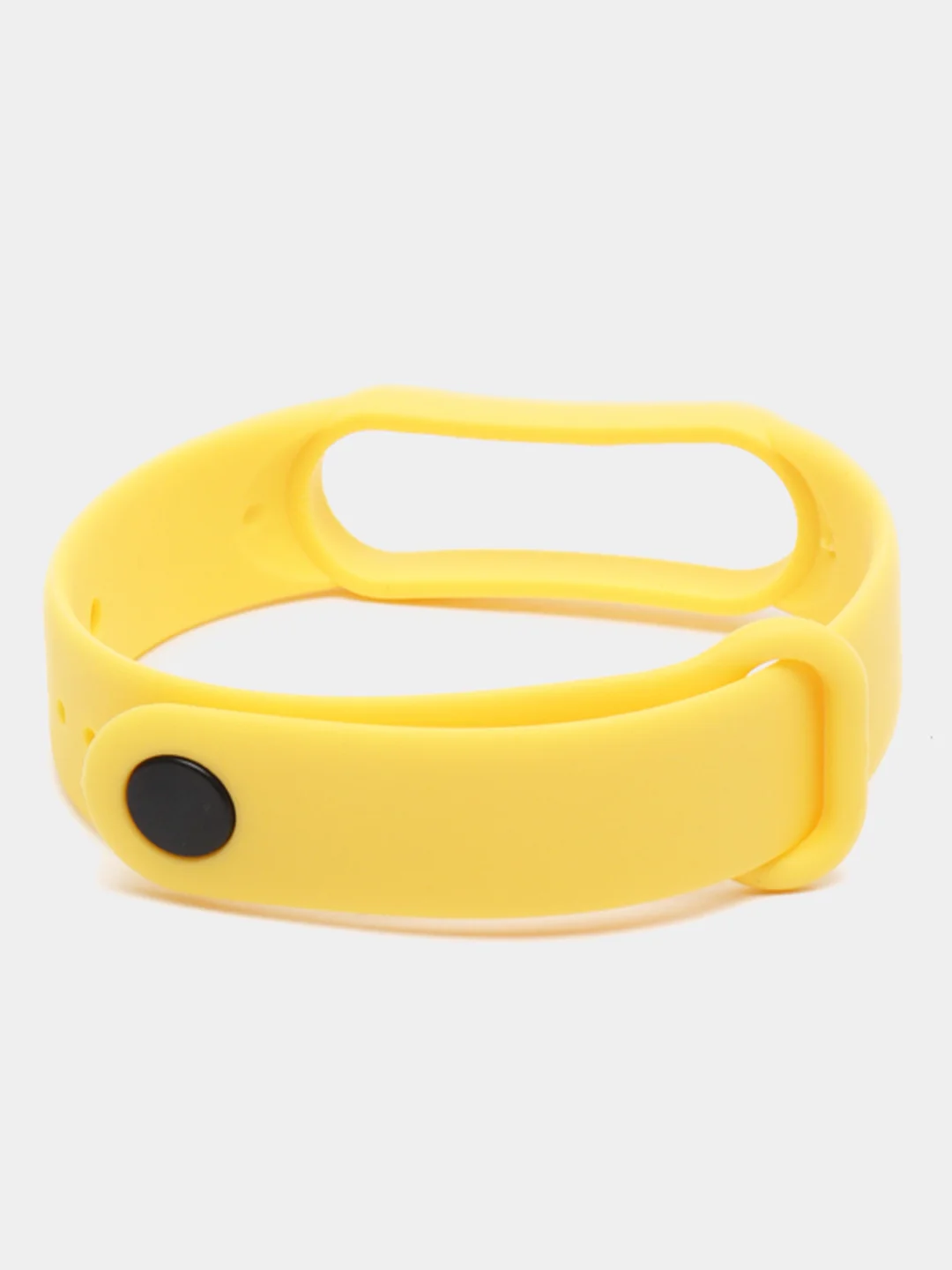 Желтый силиконовый ремешок для фитнес браслета Xiaomi Mi Band 5 / Mi Band 6