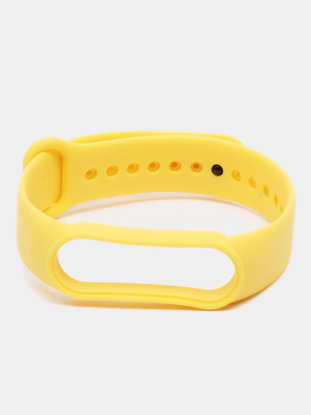 Желтый силиконовый ремешок для фитнес браслета Xiaomi Mi Band 5 / Mi Band 6