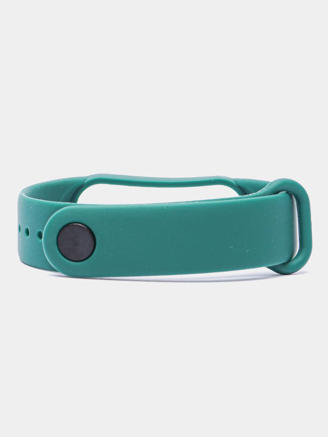 Тёмно-зелёный силиконовый ремешок для фитнес браслета Xiaomi Mi Band 5 / Mi Band 6