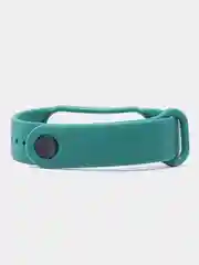 Тёмно-зелёный силиконовый ремешок для фитнес браслета Xiaomi Mi Band 5 / Mi Band 6