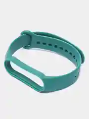 Тёмно-зелёный силиконовый ремешок для фитнес браслета Xiaomi Mi Band 5 / Mi Band 6