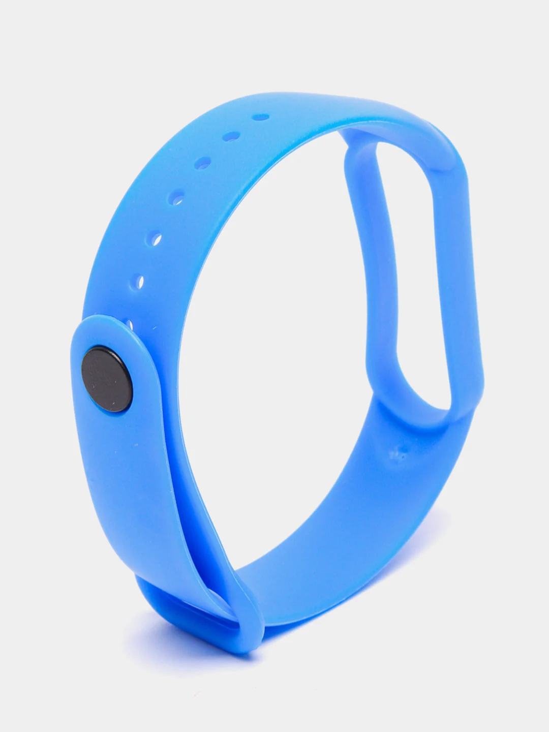 Светло-синий силиконовый ремешок для фитнес браслета Xiaomi Mi Band 5 / Mi Band 6