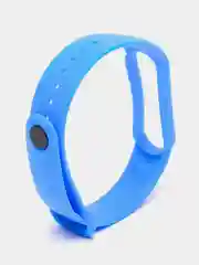 Светло-синий силиконовый ремешок для фитнес браслета Xiaomi Mi Band 5 / Mi Band 6