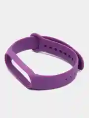 Фиолетовый силиконовый ремешок для фитнес браслета Xiaomi Mi Band 5 / Mi Band 6
