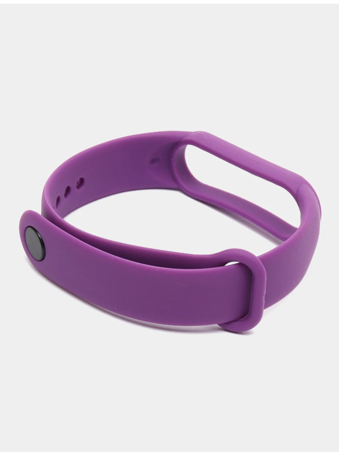 Фиолетовый силиконовый ремешок для фитнес браслета Xiaomi Mi Band 5 / Mi Band 6
