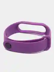 Фиолетовый силиконовый ремешок для фитнес браслета Xiaomi Mi Band 5 / Mi Band 6