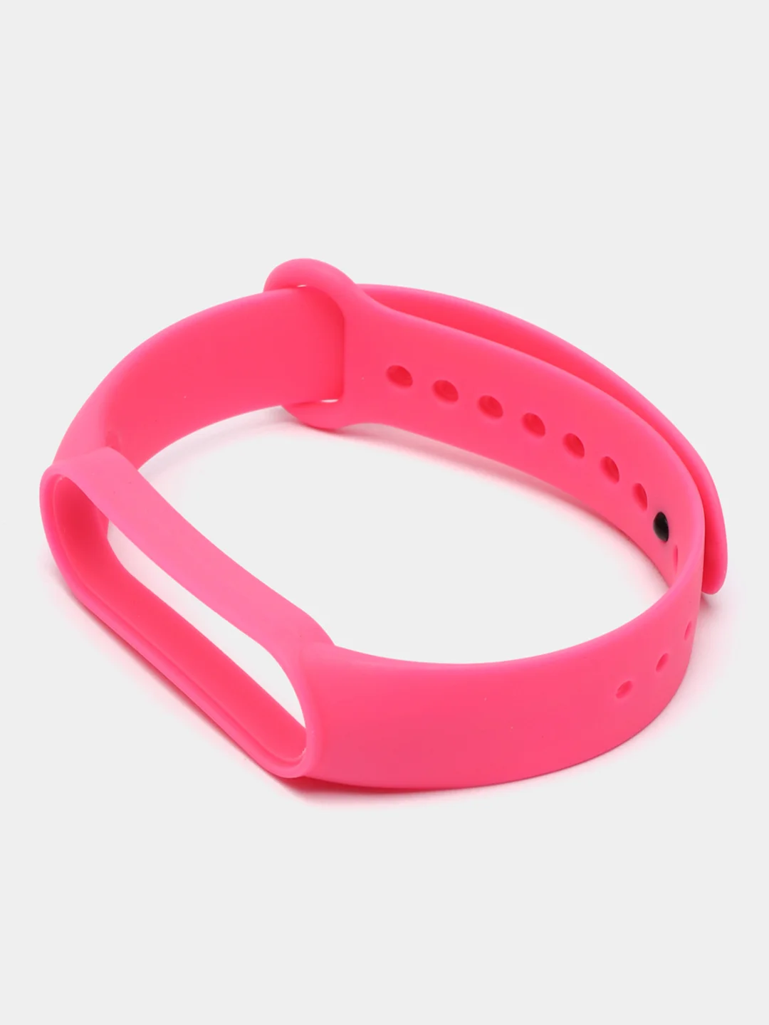 Розовый силиконовый ремешок для фитнес браслета Xiaomi Mi Band 5 / Mi Band 6