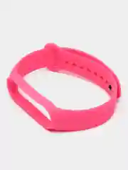Розовый силиконовый ремешок для фитнес браслета Xiaomi Mi Band 5 / Mi Band 6