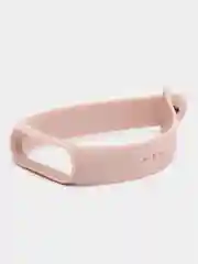 Бежевый силиконовый ремешок для фитнес браслета Xiaomi Mi Band 5 / Mi Band 6
