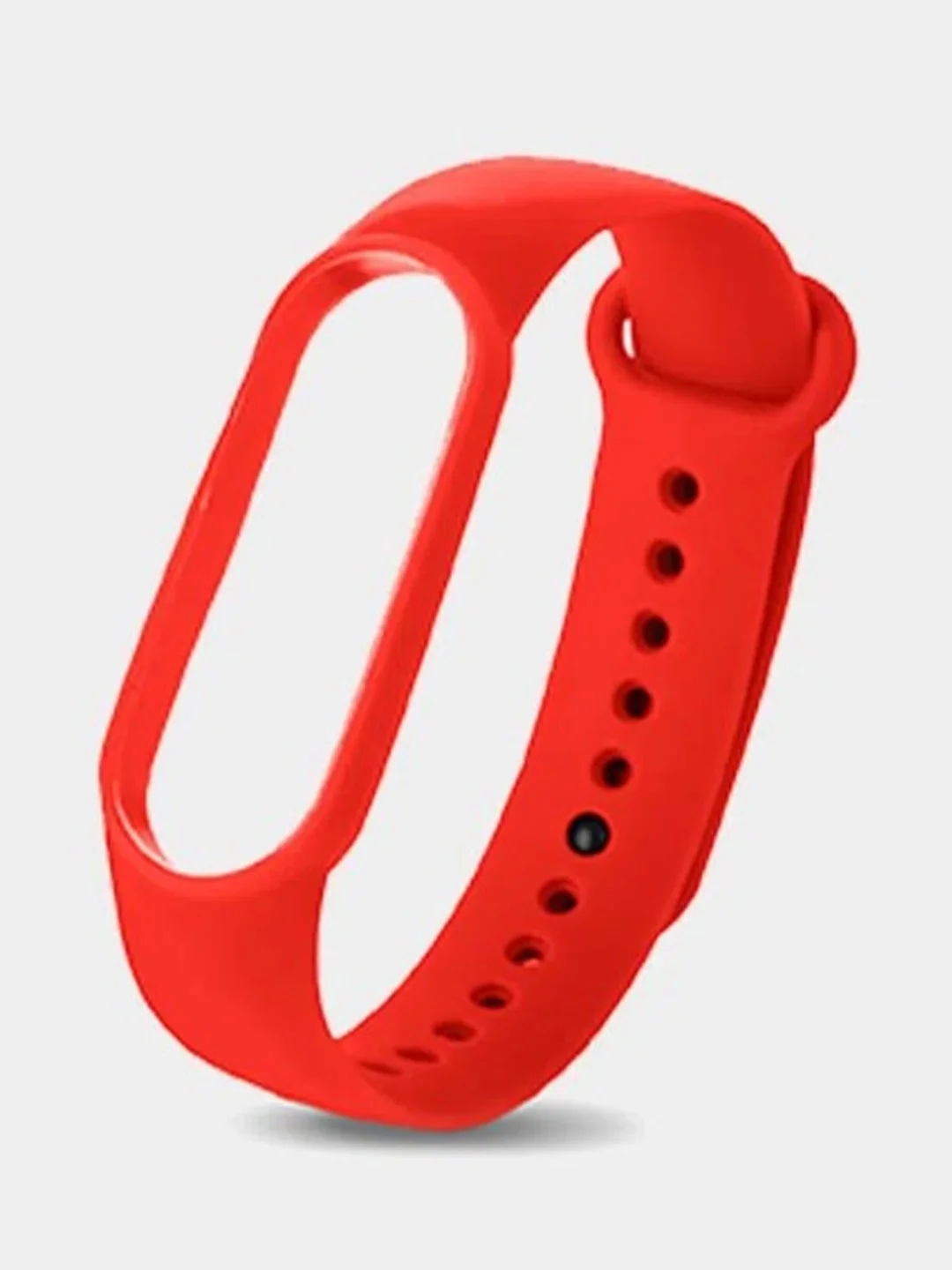 Алый силиконовый ремешок для фитнес браслета Xiaomi Mi Band 5 / Mi Band 6