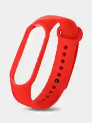 Алый силиконовый ремешок для фитнес браслета Xiaomi Mi Band 5 / Mi Band 6