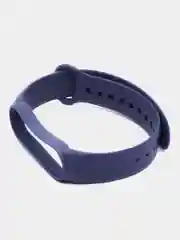 Темно-синий силиконовый ремешок для фитнес браслета Xiaomi Mi Band 5 / Mi Band 6
