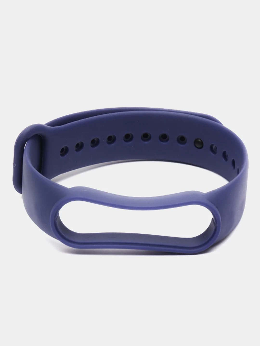 Темно-синий силиконовый ремешок для фитнес браслета Xiaomi Mi Band 5 / Mi Band 6