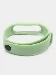 Мятный силиконовый ремешок для фитнес браслета Xiaomi Mi Band 5 / Mi Band 6