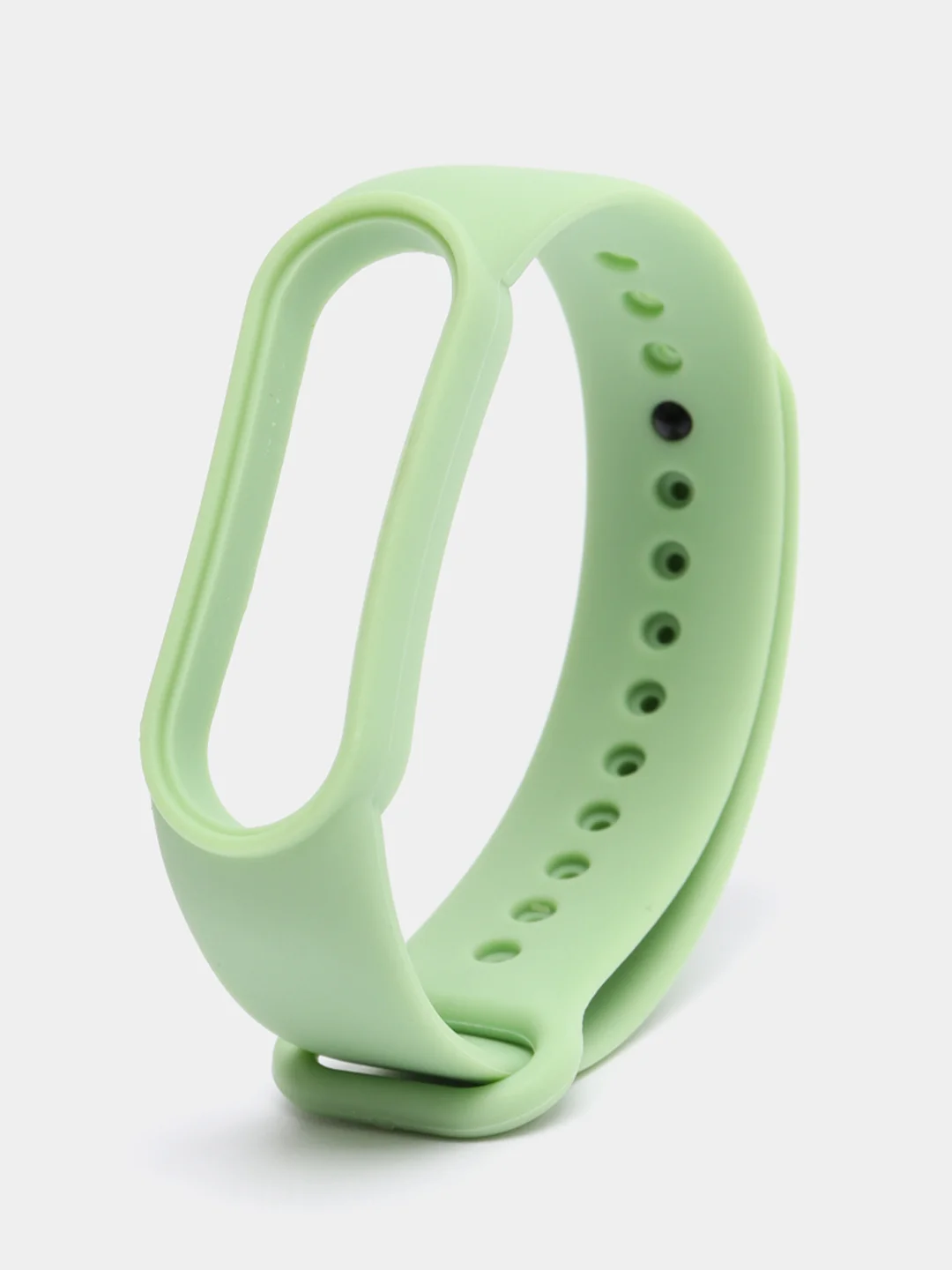 Мятный силиконовый ремешок для фитнес браслета Xiaomi Mi Band 5 / Mi Band 6