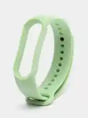 Мятный силиконовый ремешок для фитнес браслета Xiaomi Mi Band 5 / Mi Band 6
