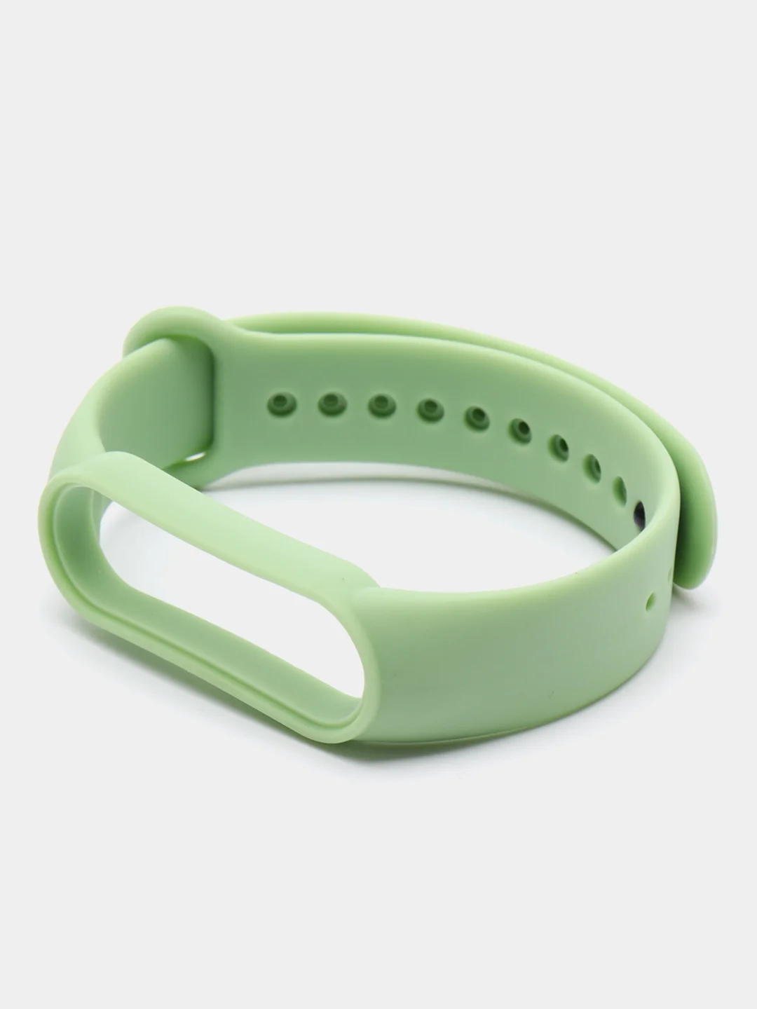 Мятный силиконовый ремешок для фитнес браслета Xiaomi Mi Band 5 / Mi Band 6