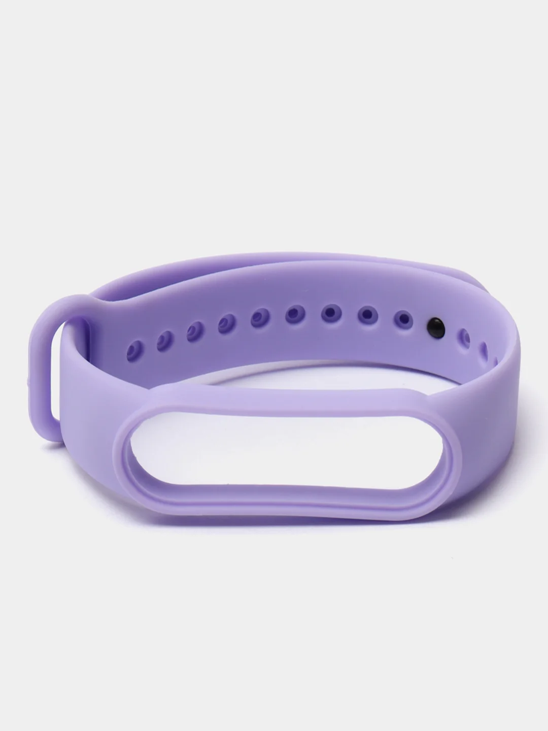 Сиреневый силиконовый ремешок для фитнес браслета Xiaomi Mi Band 5 / Mi Band 6