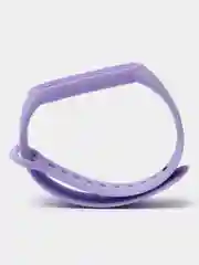 Сиреневый силиконовый ремешок для фитнес браслета Xiaomi Mi Band 5 / Mi Band 6