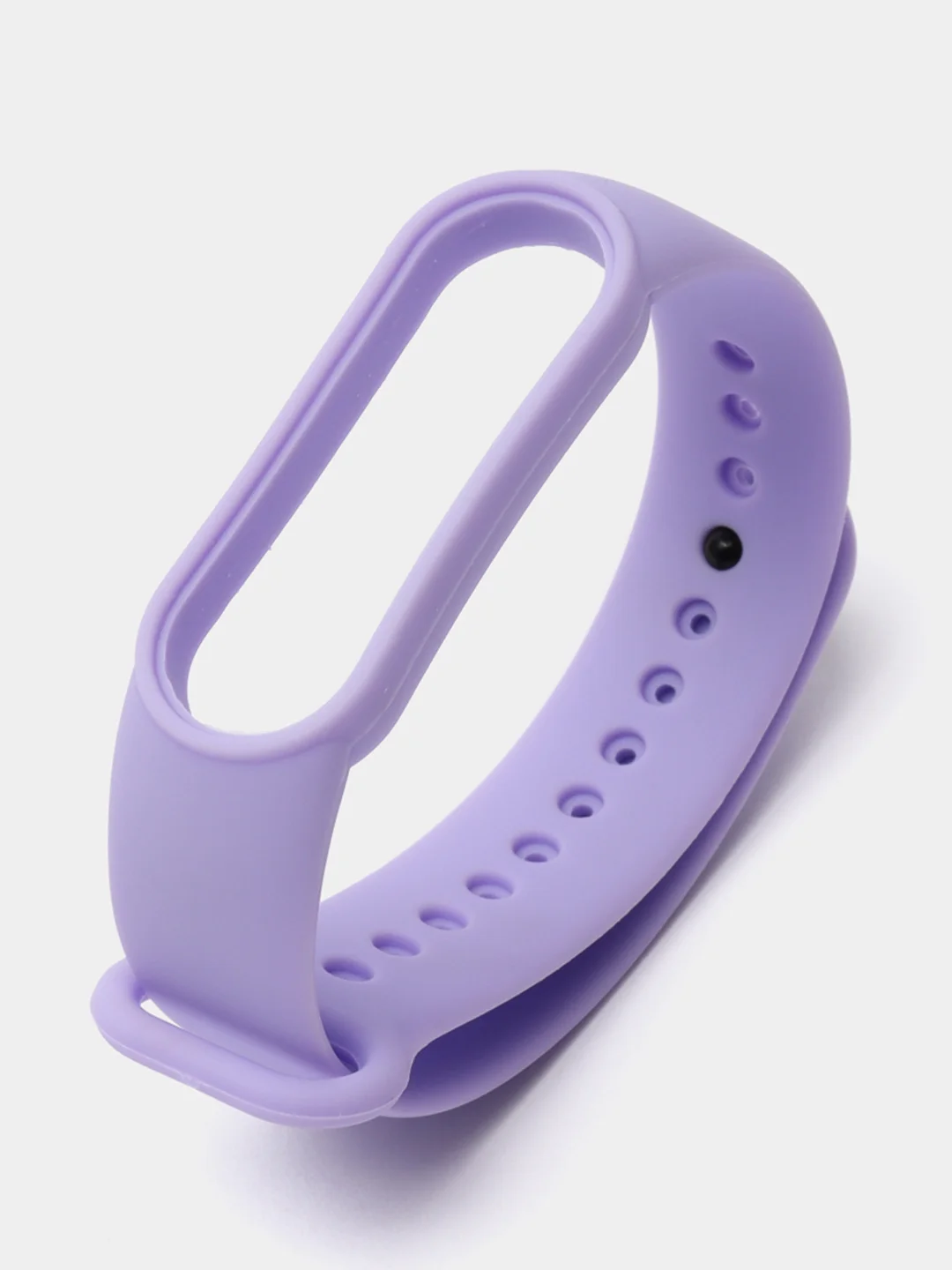 Сиреневый силиконовый ремешок для фитнес браслета Xiaomi Mi Band 5 / Mi Band 6
