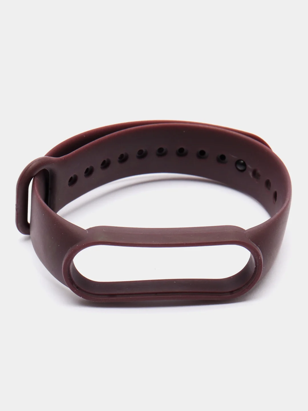 Марсала силиконовый ремешок для фитнес браслета Xiaomi Mi Band 5 / Mi Band 6