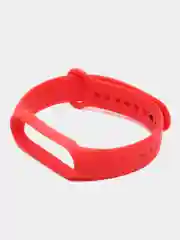 Красный силиконовый ремешок для фитнес браслета Xiaomi Mi Band 5 / Mi Band 6