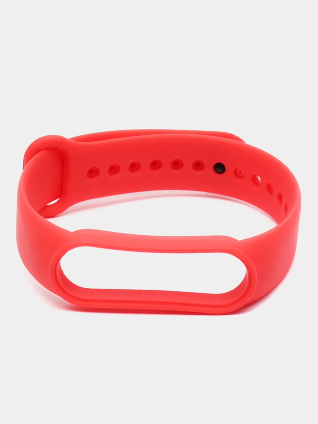 Красный силиконовый ремешок для фитнес браслета Xiaomi Mi Band 5 / Mi Band 6