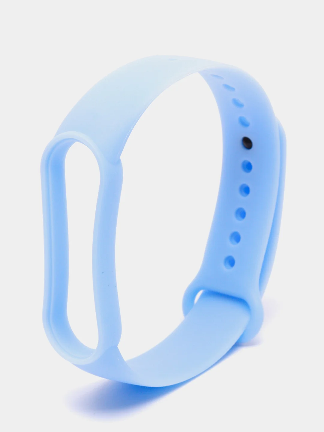 Небесно-голубой силиконовый ремешок для фитнес браслета Xiaomi Mi Band 5 / Mi Band 6